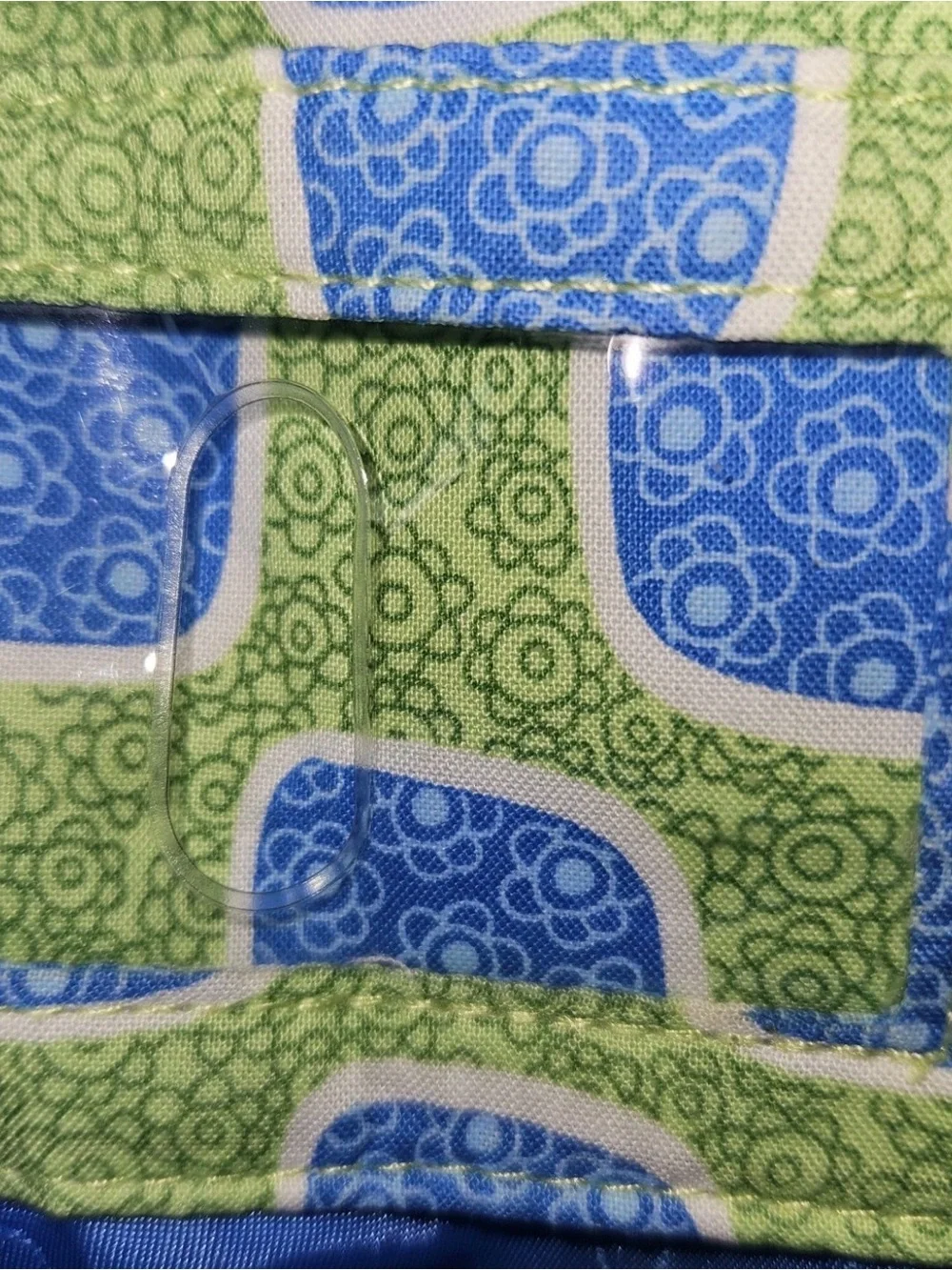 Vera Bradley Blue & Green Floral Quilted Backpack